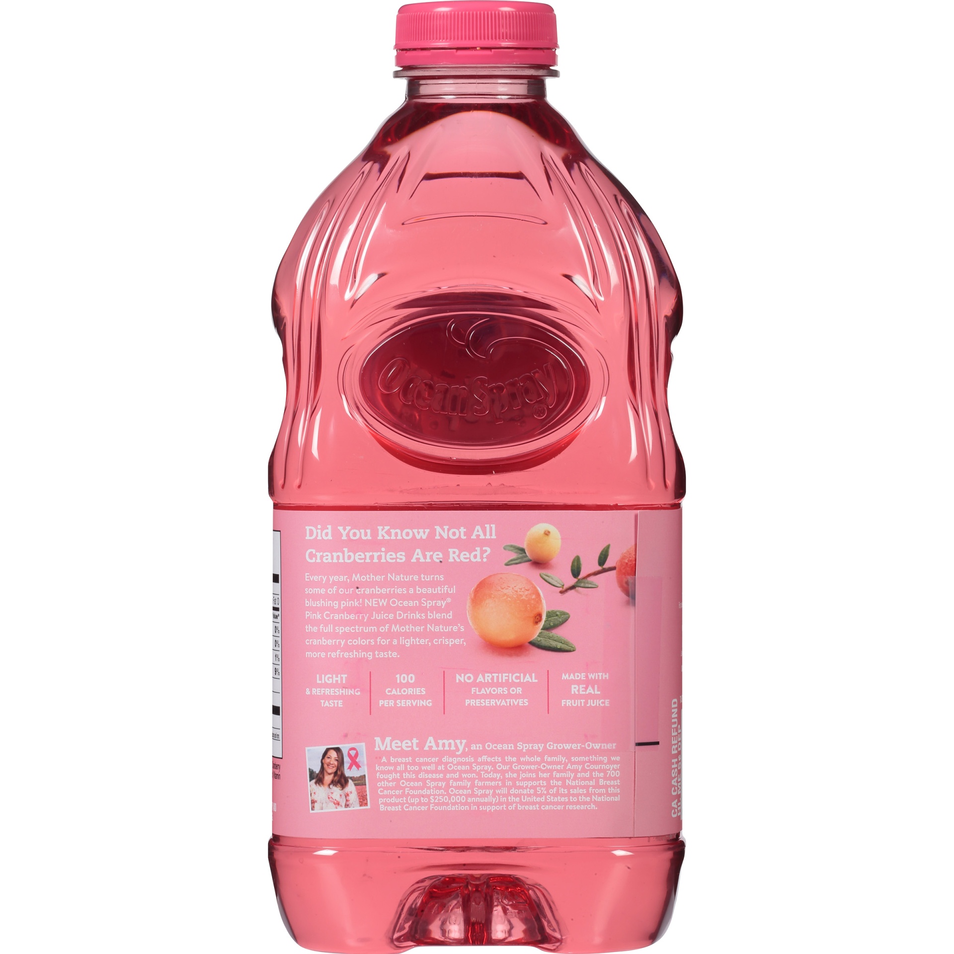 slide 6 of 8, Ocean Spray Pink Cranberry Juice, 64 fl oz