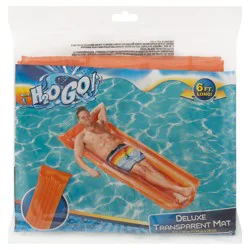 H2OGO! 6 Feet Deluxe Transparent Air Mat - 1 ea