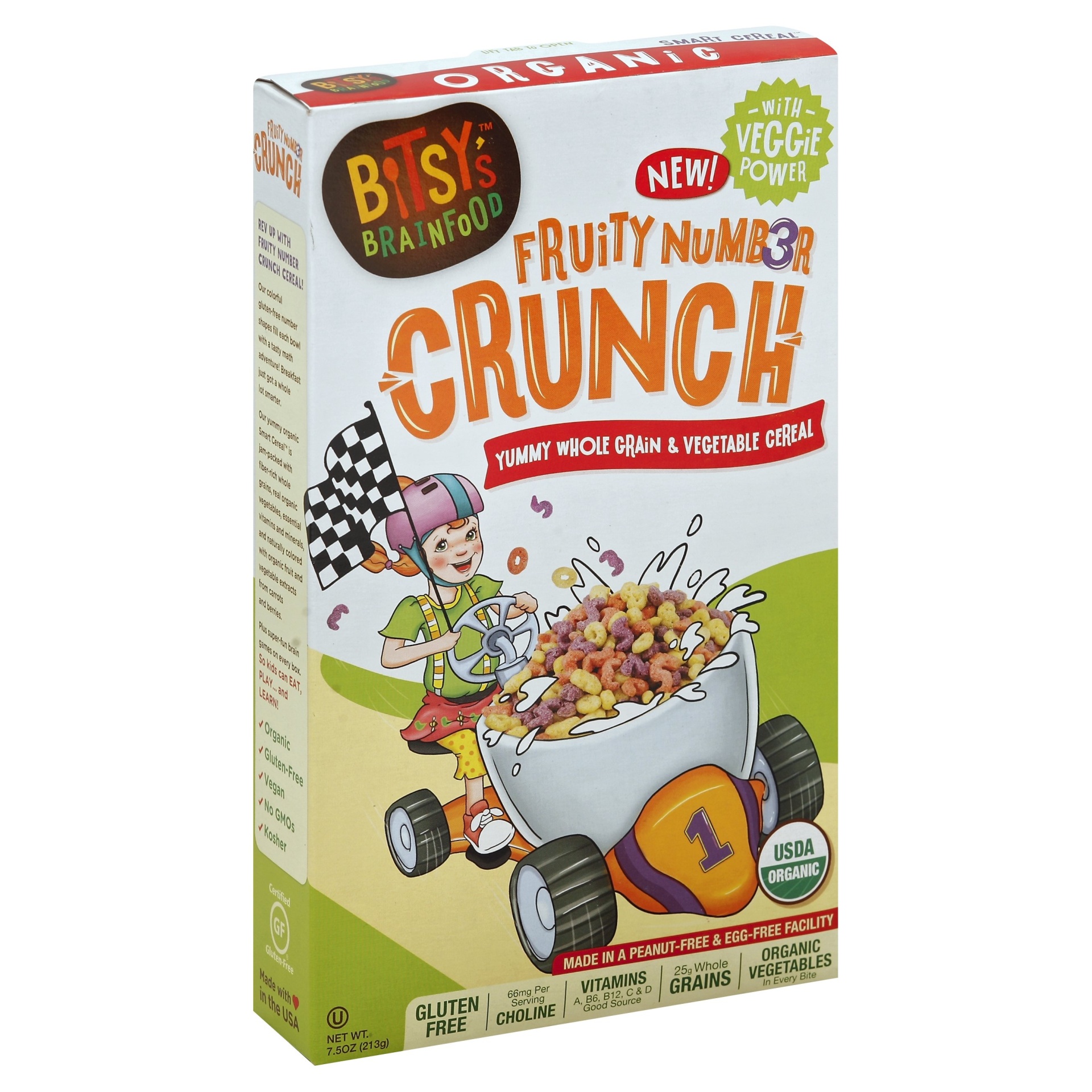 slide 1 of 1, Bitsy's Brainfood Cereal 7.5 oz, 7.5 oz