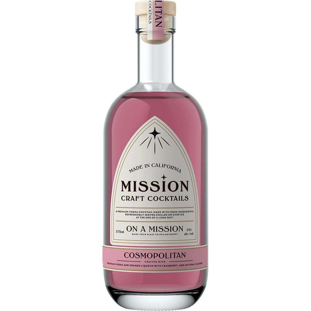 slide 1 of 1, Mission Cosmopolitan Vodka 375 ml, 375 ml
