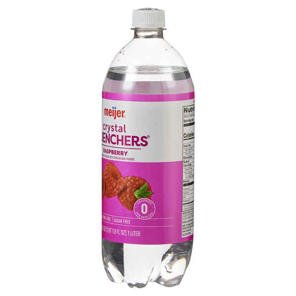 slide 8 of 29, Meijer Raspberry Crystal Quenchers - 1 liter, 1 liter