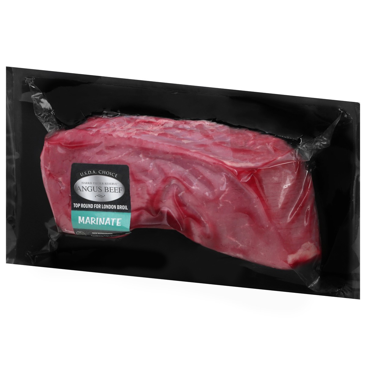 slide 9 of 12, Harris Teeter Reserve Angus Beef Angus Beef Round London Broil, per lb