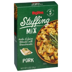 Hy-vee Pork Herbs & Spices Blended With Bread Crumbs Stuffing Mix