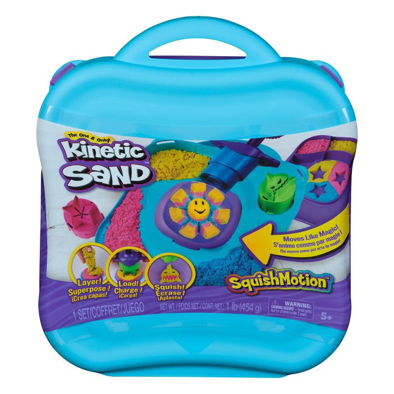 slide 1 of 9, Kinetic Sand Squish Motion Set, 1 ct