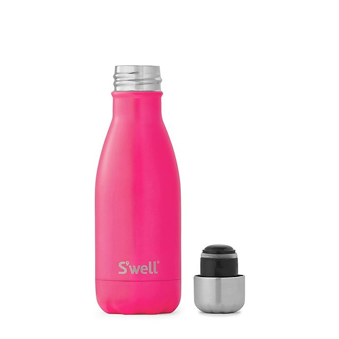 slide 2 of 2, S'well Water Bottle - Pink, 9 oz