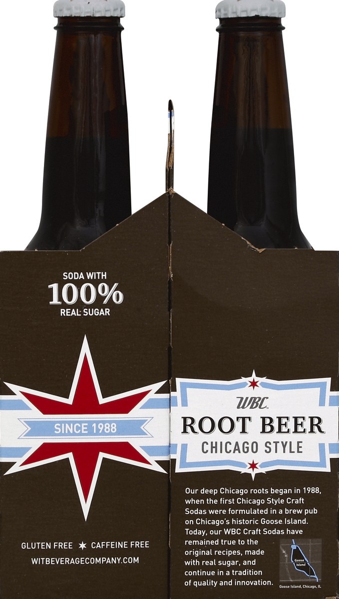 slide 2 of 4, WBC Chicago Style Root Beer, 4 ct; 12 fl oz