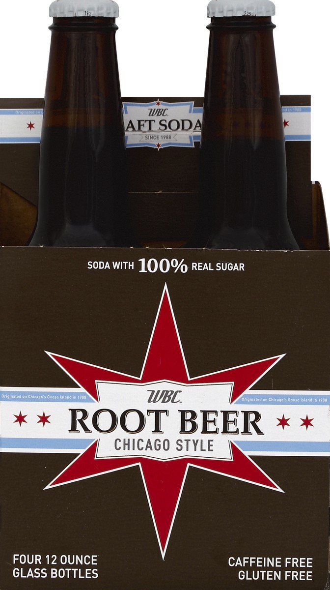 slide 3 of 4, WBC Chicago Style Root Beer, 4 ct; 12 fl oz