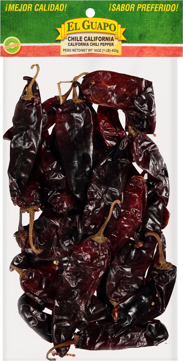 slide 4 of 7, El Guapo Whole California Chili Pods, 16 oz, 16 oz