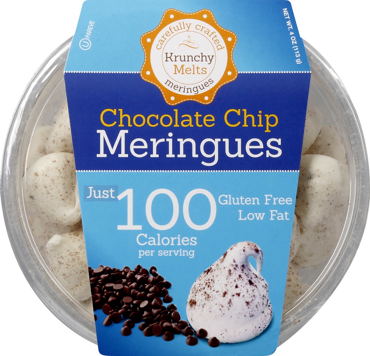 slide 3 of 11, Krunchy Melts Meringues Chocolate 4Oz, 4 oz