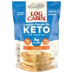 Log Cabin Complete Keto Friendly Original Pancake Mix 10 oz