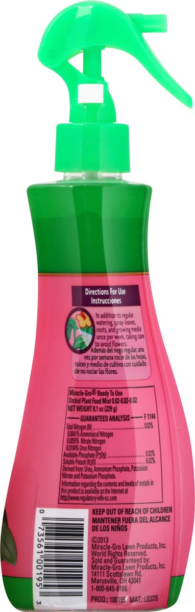 slide 7 of 11, Miracle-Gro Orchid Plant Food Mist 8 oz, 8 oz