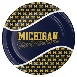 Collegiate University of Michigan Round Dinner Plate