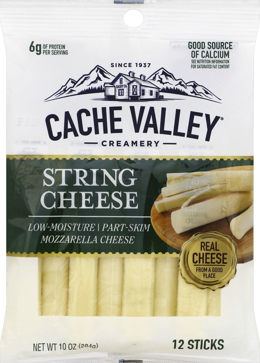 slide 3 of 3, Cache Valley String Cheese 12 ea, 12 ct
