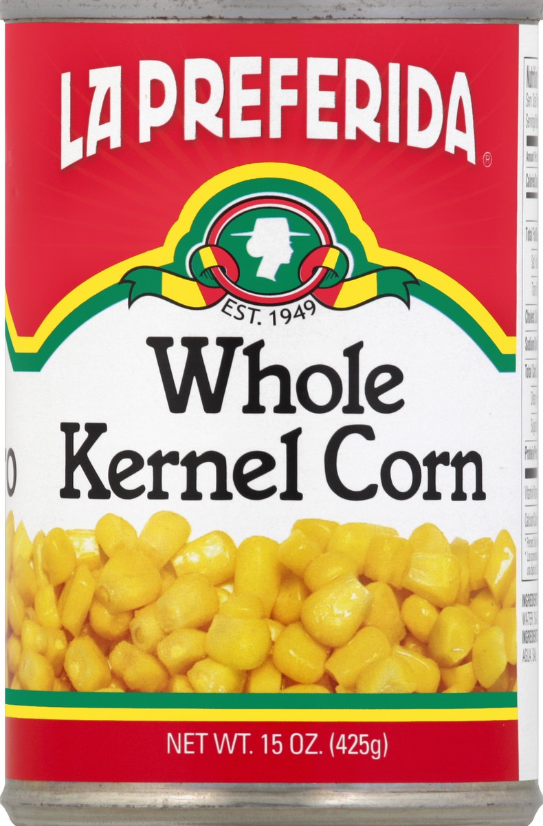 slide 2 of 2, La Preferida Whole Kernel Corn, 15 oz