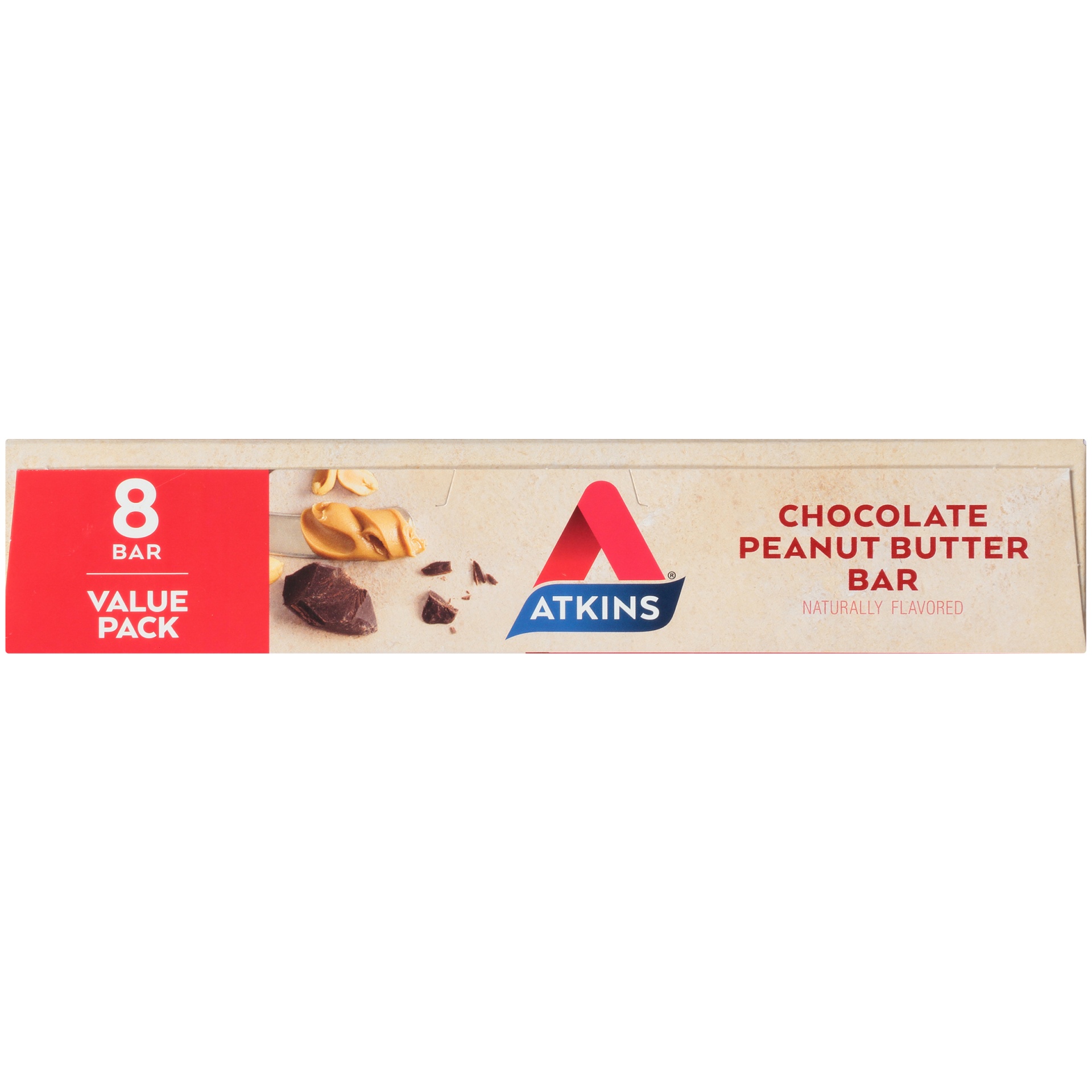 slide 4 of 8, Atkins Protein-Rich Chocolate Peanut Butter Meal Bar, 8 ct; 2.1 oz