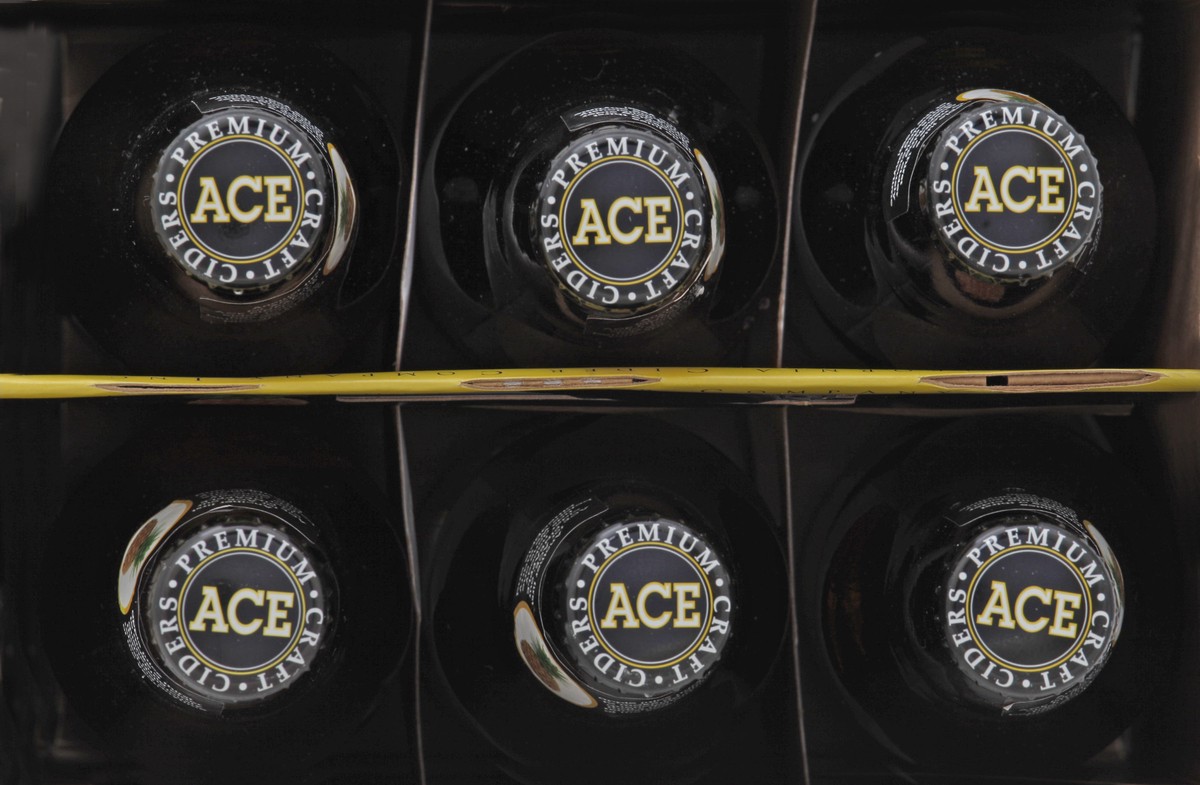 slide 2 of 5, Ace Ciders Pineapple Hard Cider, 6 ct; 12 oz