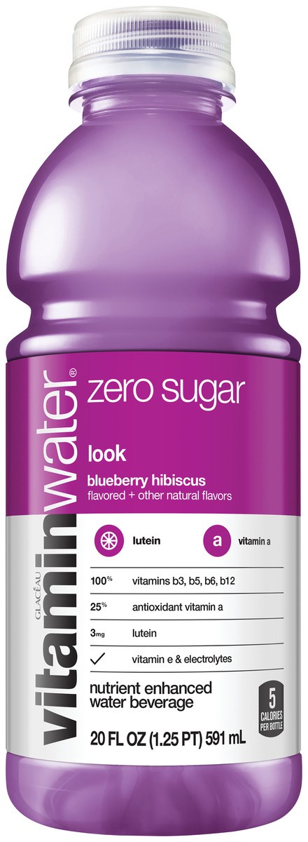 slide 1 of 5, vitaminwater Water - 20 oz, 20 fl oz