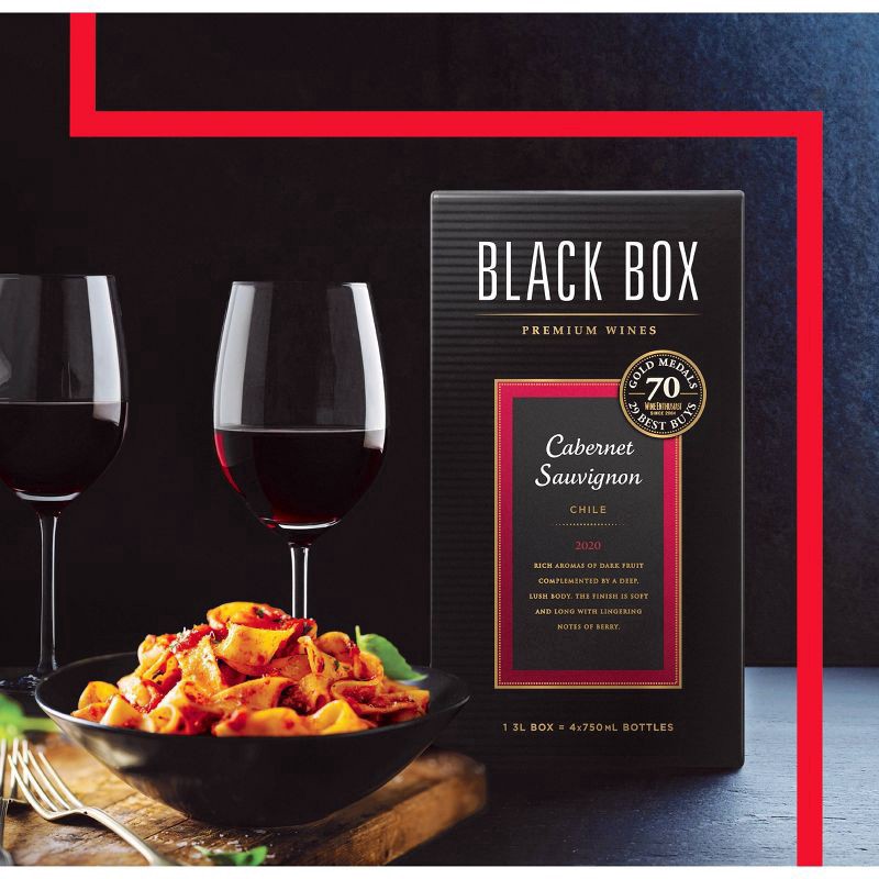 slide 3 of 4, Black Box Red Wine, Cabernet Sauvignon, 3 liter