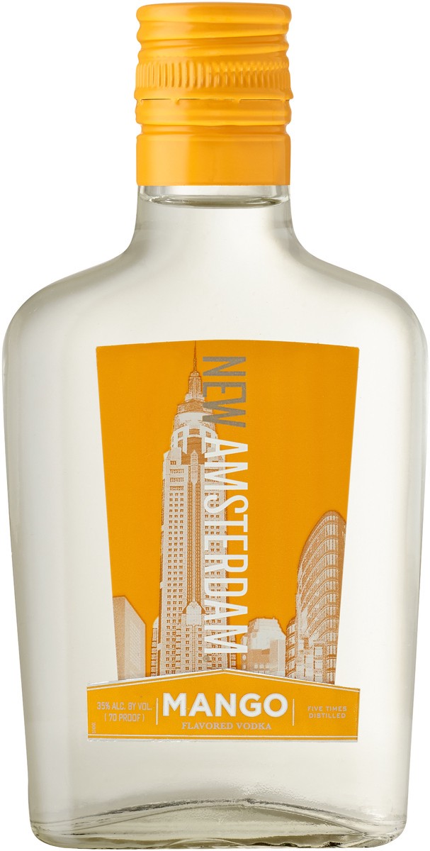 slide 2 of 2, New Amsterdam Mango Flavored Vodka 200ml   , 200 ml