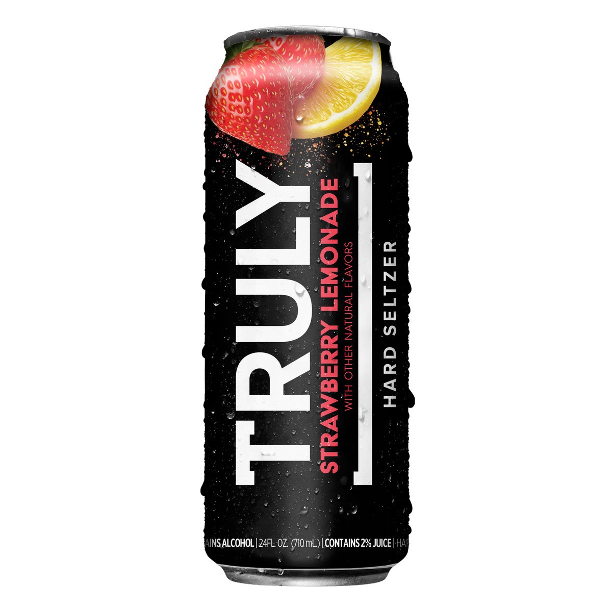 slide 5 of 7, TRULY Hard Seltzer Strawberry Lemonade (24 fl. oz. Can), 12 ct; 24 oz