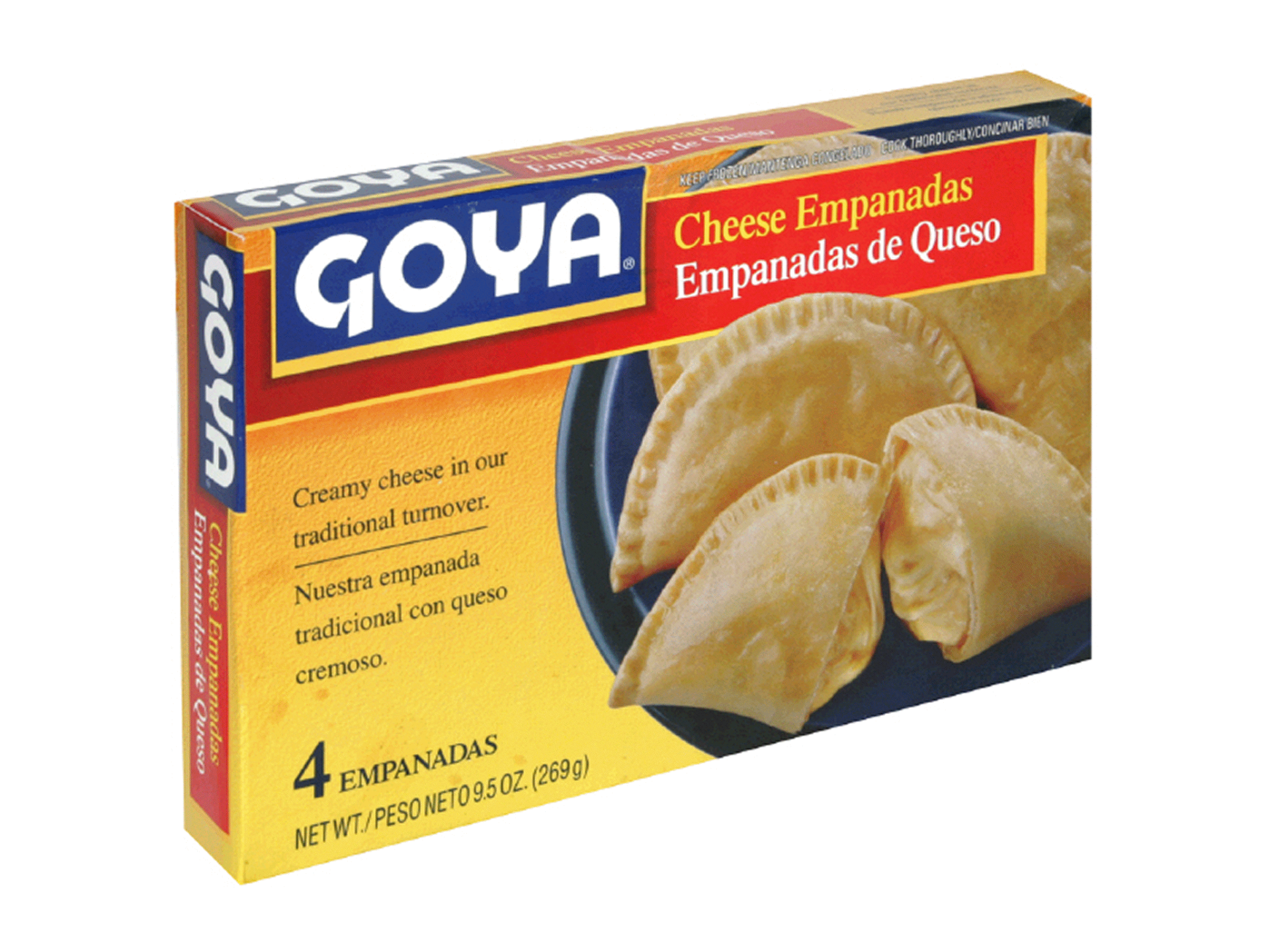 slide 1 of 1, Goya Cheese Empanadas 4 Each, 4 ct