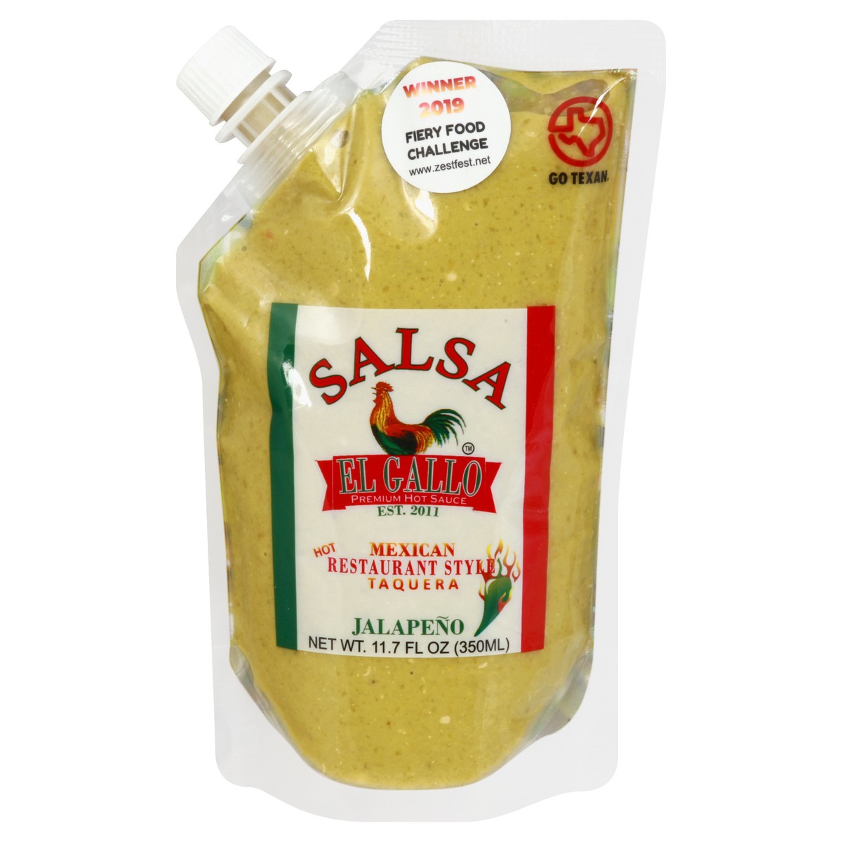 slide 6 of 12, El Gallo Hot Mexican Restaurant Style Taquera Jalapeno Salsa 11.7 oz, 11.7 oz