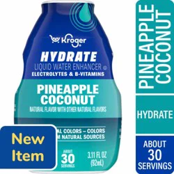 Kroger® Hydrate Pineapple Coconut Water Enhancer, 3.11 fl oz