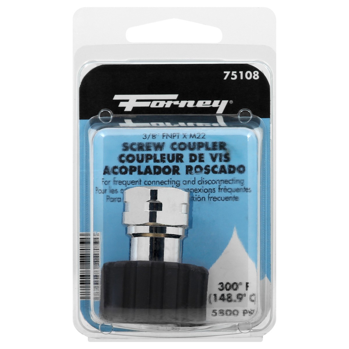 slide 2 of 7, Forney 3/8 Inches Screw Coupler 1 ea, 1 ct