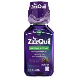 ZzzQuil Warming Berry Nighttime Sleep Aid