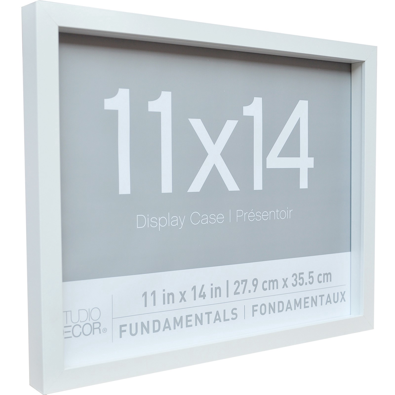 slide 2 of 3, 2 Pack Fundamentals 11" X 14" White Shadow Boxes By Studio Decor, 11 in x 14 in