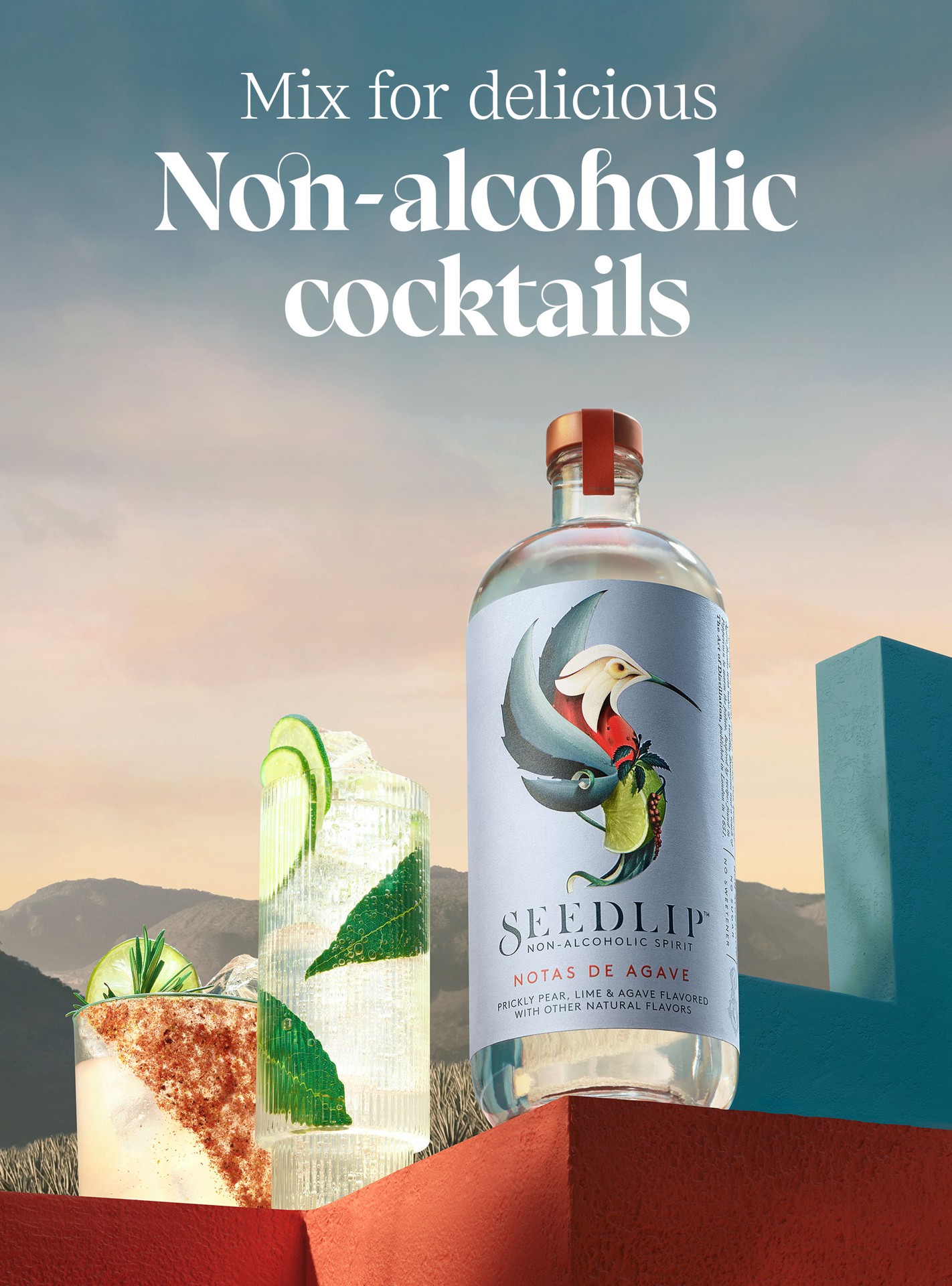 slide 4 of 6, Seedlip Notas de Agave Non-alcoholic Spirit, Calorie Free & Sugar Free- 700 ml, 700 ml