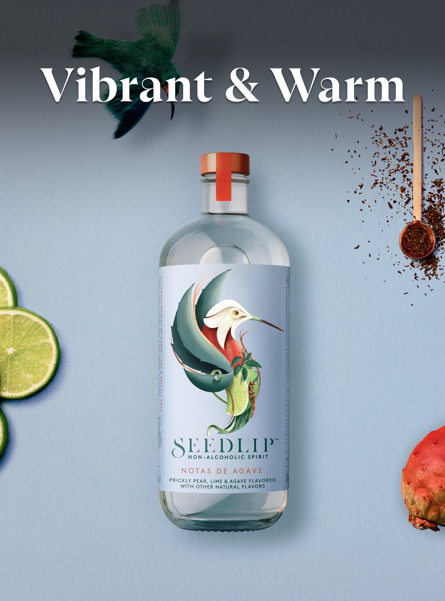 slide 5 of 6, Seedlip Notas de Agave Non-alcoholic Spirit, Calorie Free & Sugar Free- 700 ml, 700 ml