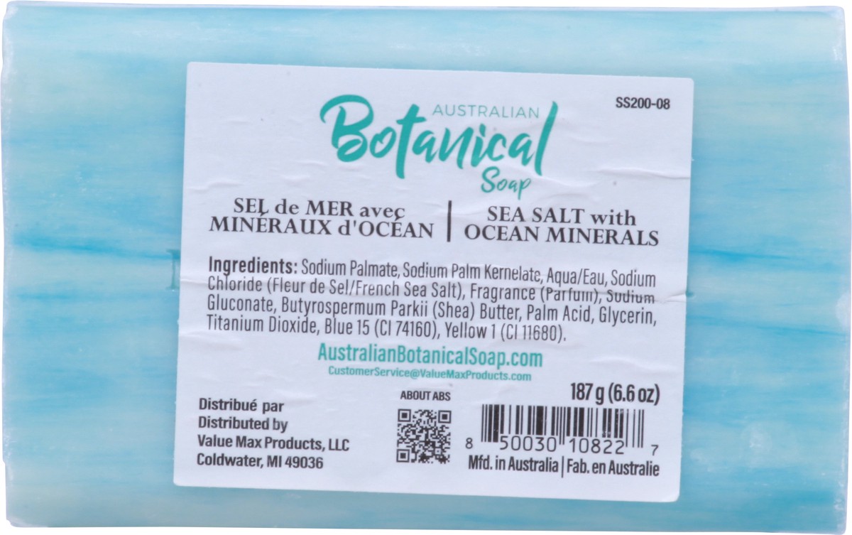 slide 2 of 9, Australian Botanical Soap Pure Plant Oil Sea Salt with Ocean Minerals Soap 6.6 oz, 6.6 oz