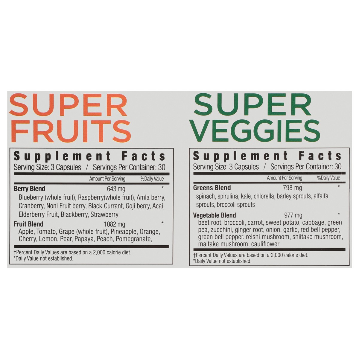 slide 12 of 13, Country Farms Super Fruit & Veggies 2 - 90 ea Bottles, 2 ct