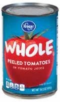 Kroger Whole Peeled Tomatoes in Juice