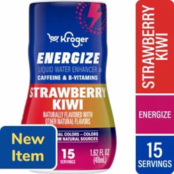 Kroger® Energize Caffeine Strawberry Kiwi Water Enhancer, 1.62 fl oz