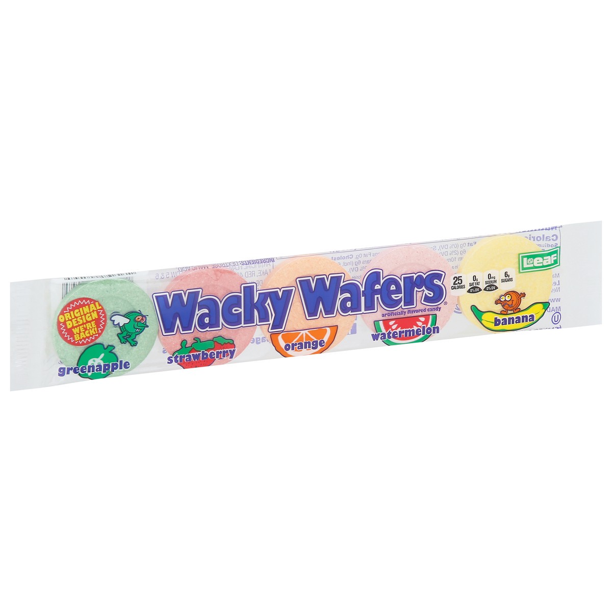 slide 6 of 9, Leaf Wacky Wafer Candy 1.2 oz, 1.2 oz