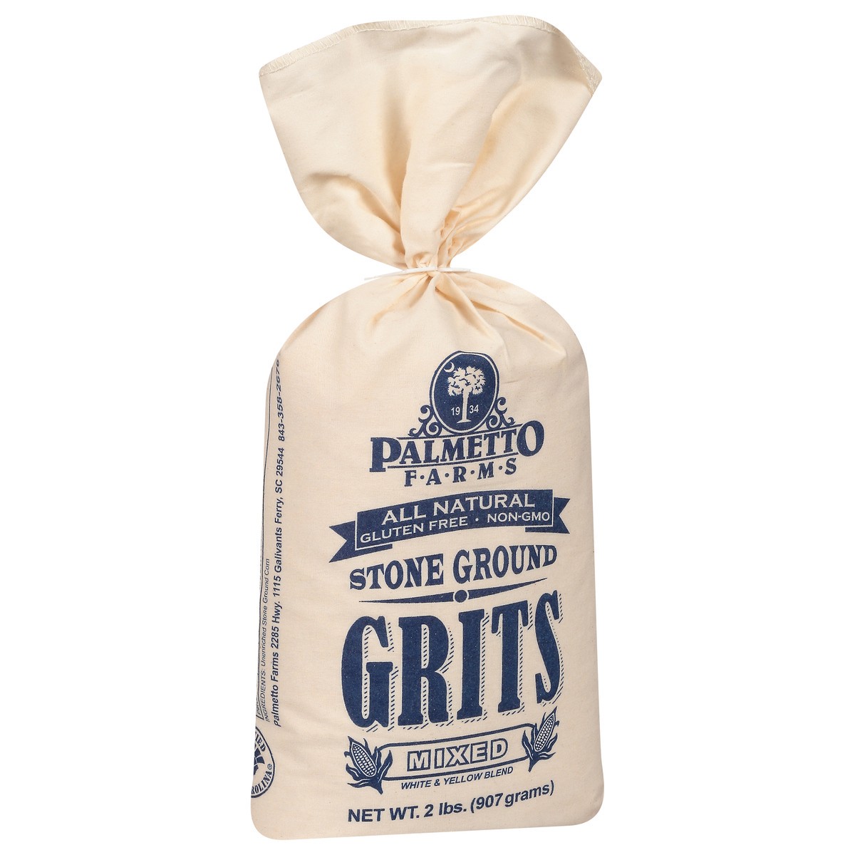 slide 11 of 11, Palmetto Farms Grits Mixed Stone Ground, 2 lb