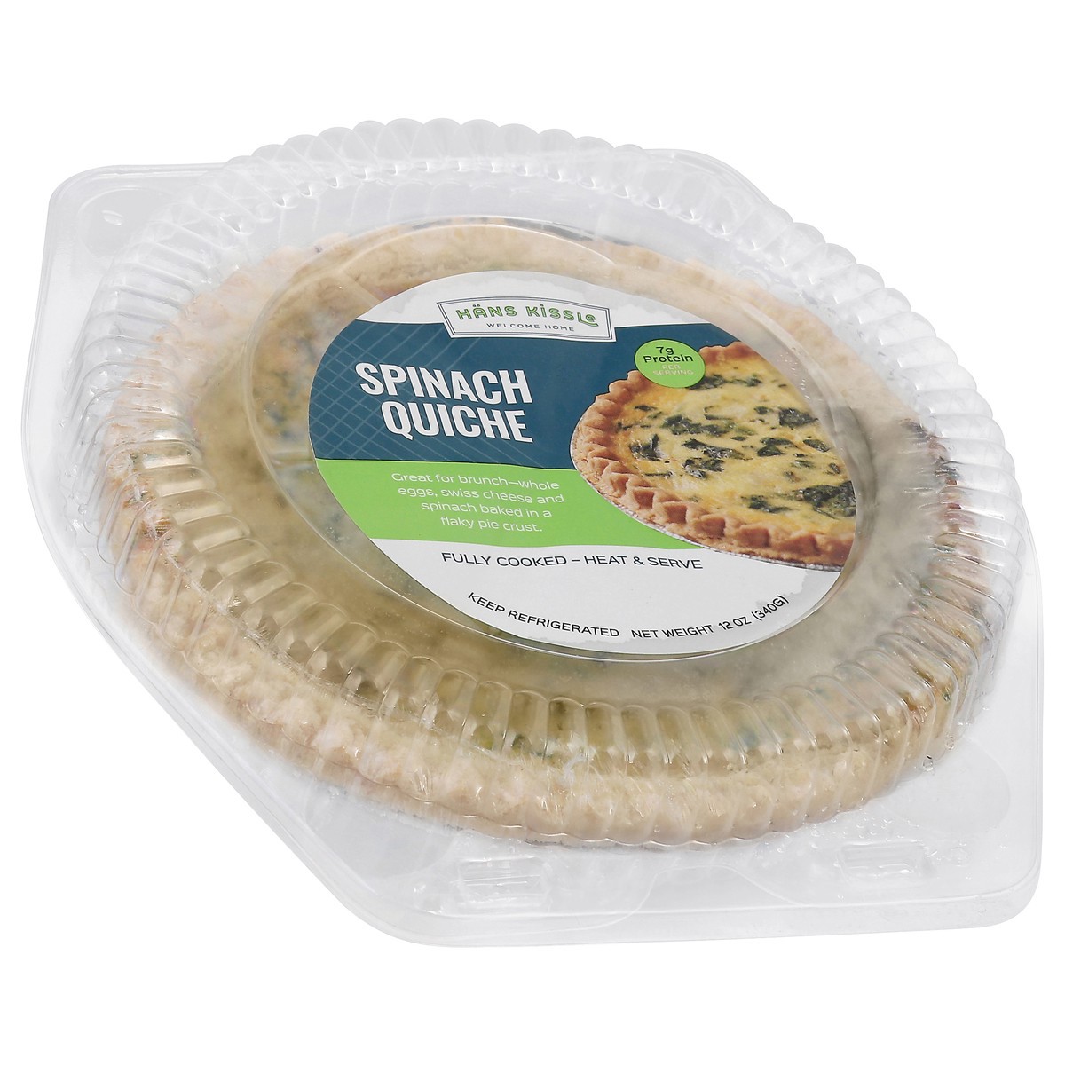 slide 5 of 14, Hans Kissle Spinach Quiche 12 oz, 12 oz