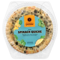 Everyday Gourmet Fresh Spinach Quiche 12 oz