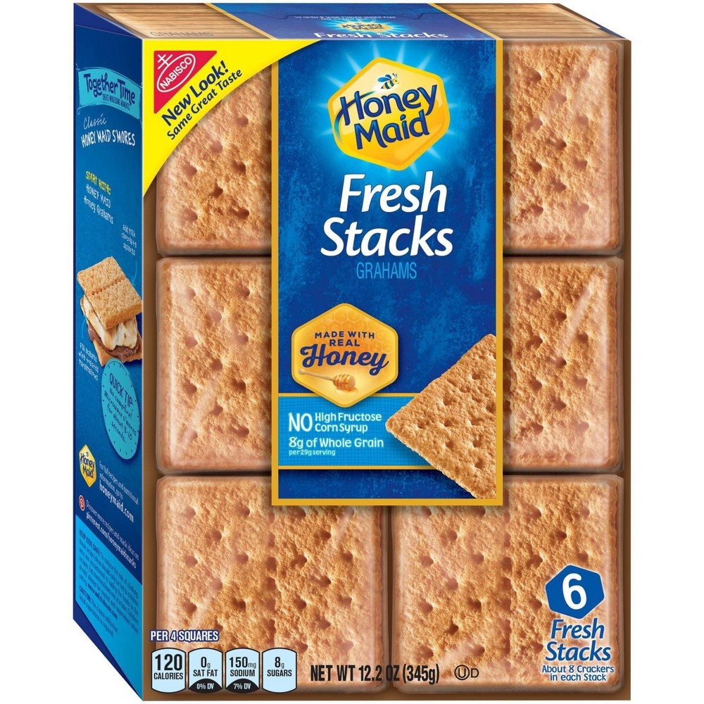 slide 2 of 2, Honey Maid Fresh Stacks Graham Crackers, 12.2 oz