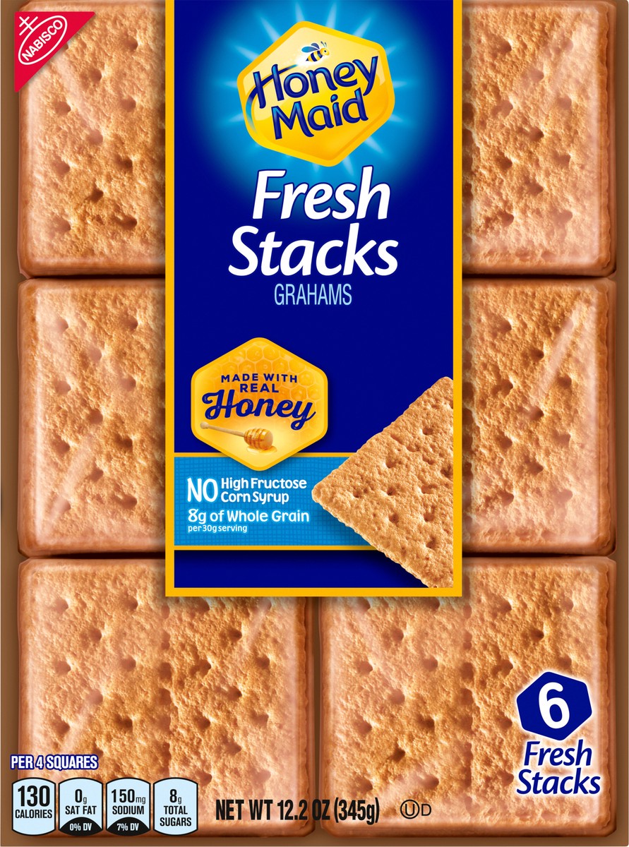 slide 6 of 9, Honey Maid Fresh Stacks, 12.2 oz