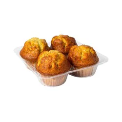 Bakehouse Lemon Poppy Seed Muffins - 4 ct