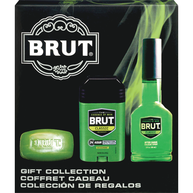slide 1 of 1, Brut For Men 3-Pcs Gift Set, 1 ct