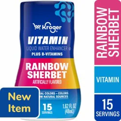 Kroger® Vitamin Rainbow Sherbet Water Enhancer, 1.62 fl oz
