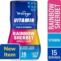 Kroger® Vitamin Rainbow Sherbet Water Enhancer, 1.62 fl oz