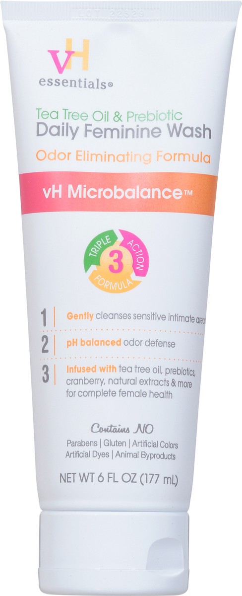 slide 6 of 9, VH Essentials Tea Tree Oil & Prebiotic Daily Feminine Wash 6 fl oz, 6 fl oz