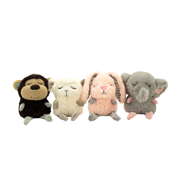 slide 1 of 1, Animal Adventure Sleepy Heads - Rattles, 1 ct