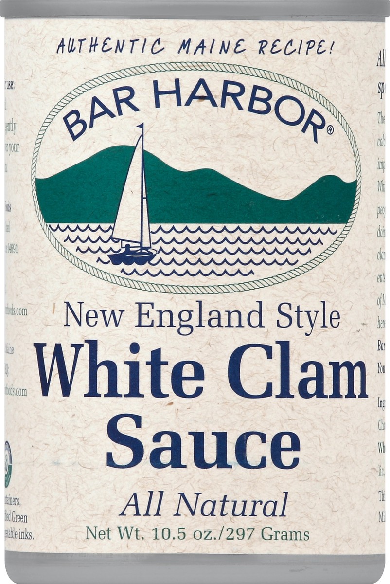 slide 2 of 2, Bar Harbor New England Style White Clam Sauce, 10.5 oz