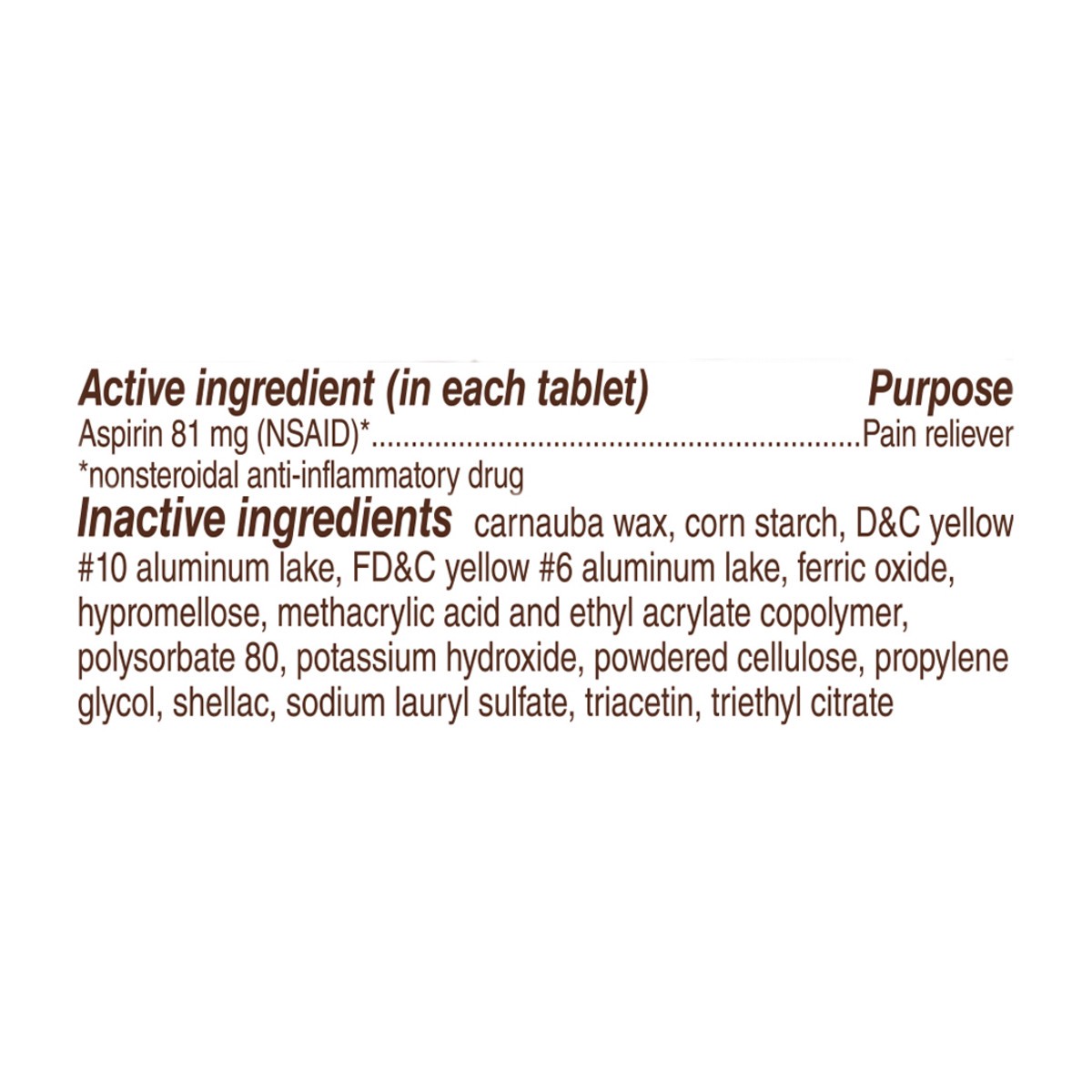 slide 3 of 9, Bayer Aspirin Regimen Low Strength Coated Capsules Tablets - Aspirin (NSAID), 120 ct